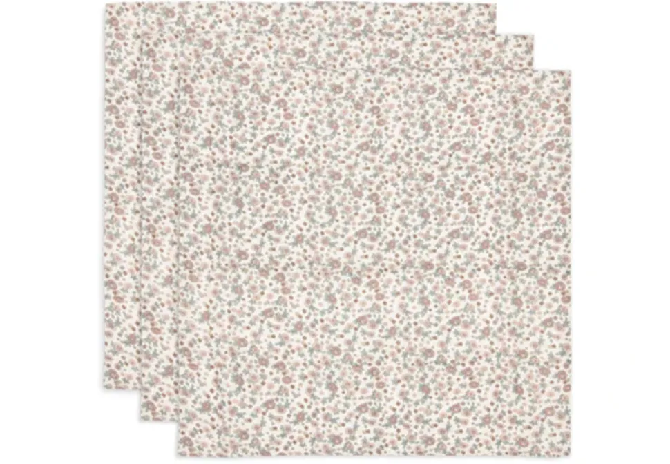 Jollein | Hydrofiele doek small 70x70 cm | 3-pack | Retro Flowers