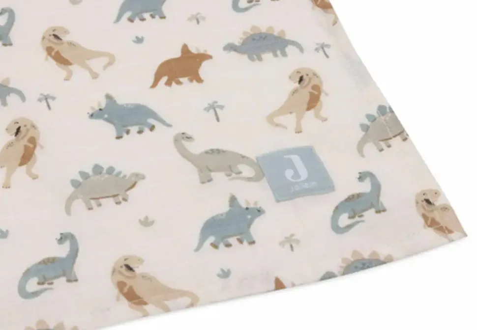 Jollein | Hydrofiele Doek Large 115x115cm | Roarsome | 2 Stuks