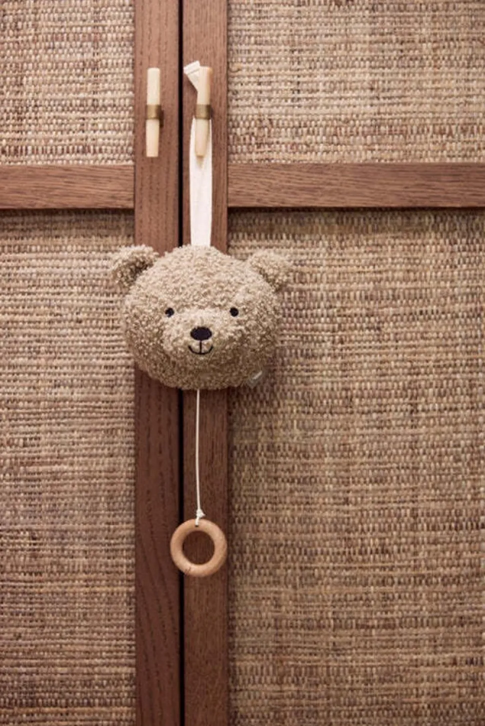Jollein | Muziekhanger Teddy Bear | Olive Green