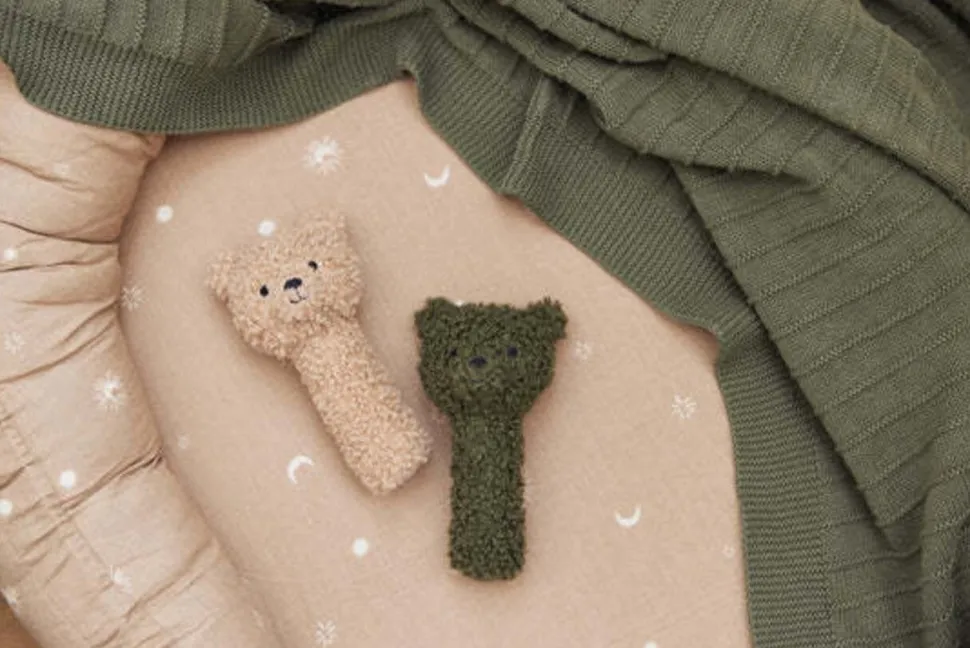 Jollein | Rammelaar Teddy Bear | Leaf Green