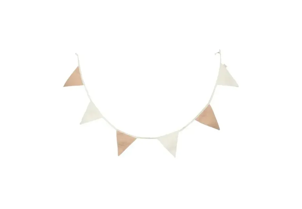 Jollein | Vlaggenlijn 200x17cm Party Collection | Biscuit/Ivory
