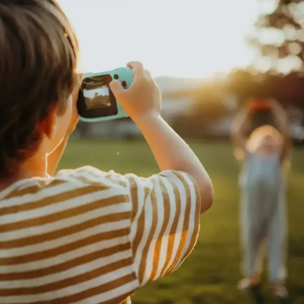 Kidywolf | Kidycam | Digitaal kindercamera waterdicht | Cyaan