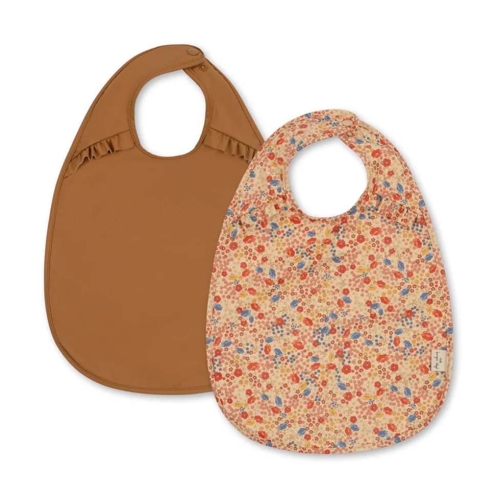 Konges Sløjd | 2 Pack Dinner Bib Frill | Villetta/Almond