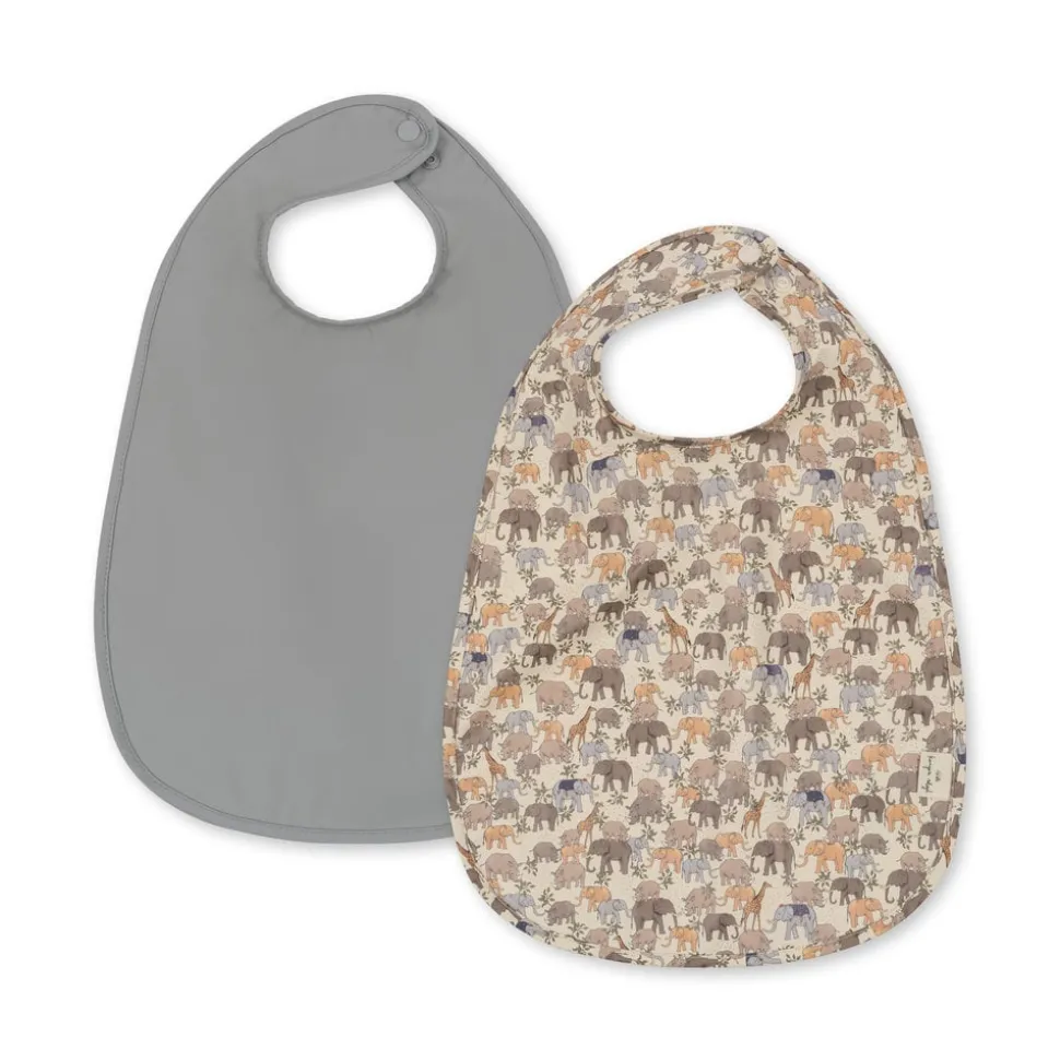 Konges Sløjd | 2 Pack Dinner Bib | Safari/High Rise