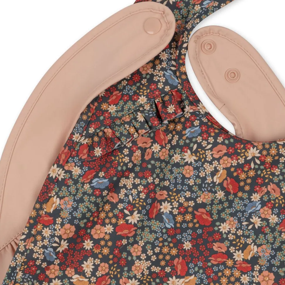 Konges Sløjd | 2 Pack Dinner Bib With Frill | Villetta Blue