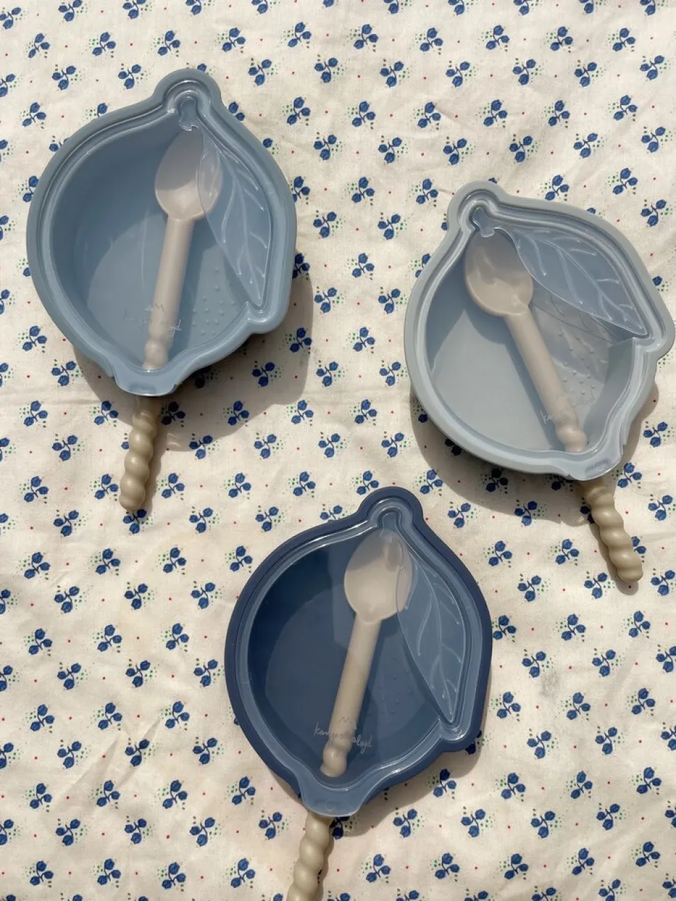 Konges Sløjd | 3 Pack Ice Cream Molds Lemon | Blue Mix