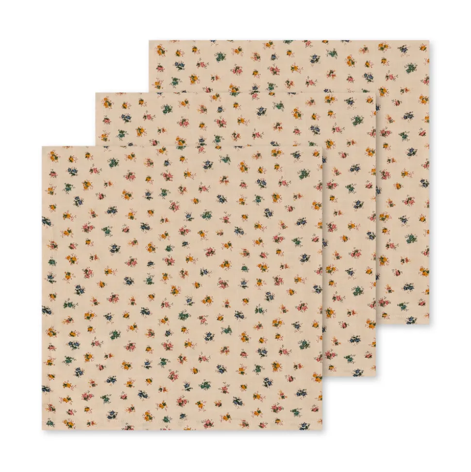 Konges Sløjd | 3 Pack Muslin Cloth Gots | Bloomie Blush