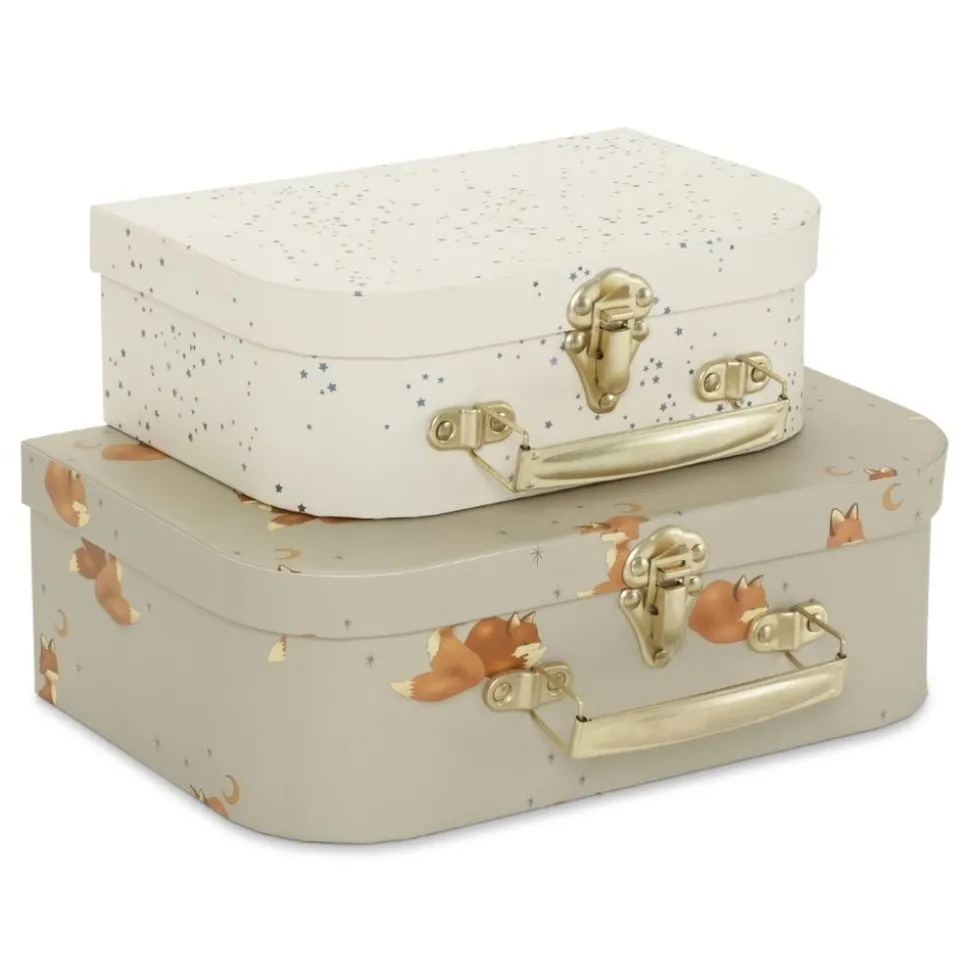 Konges Sløjd | 2 Pack Suitcase | Foxie/Etoile Bleu