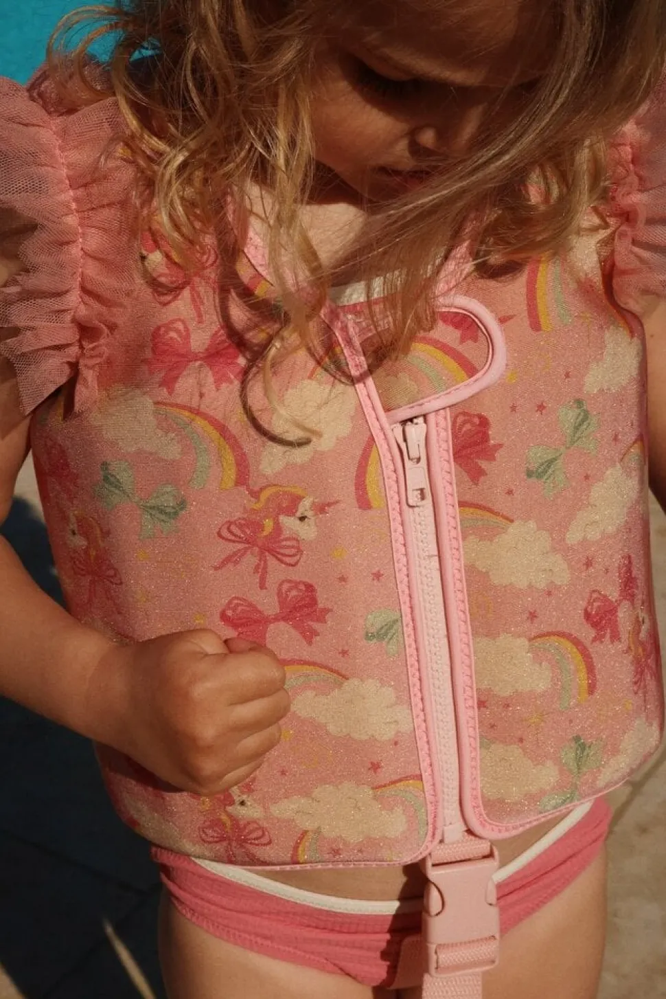 Konges Sløjd | Amelia Swim Vest | Rainbow Bow