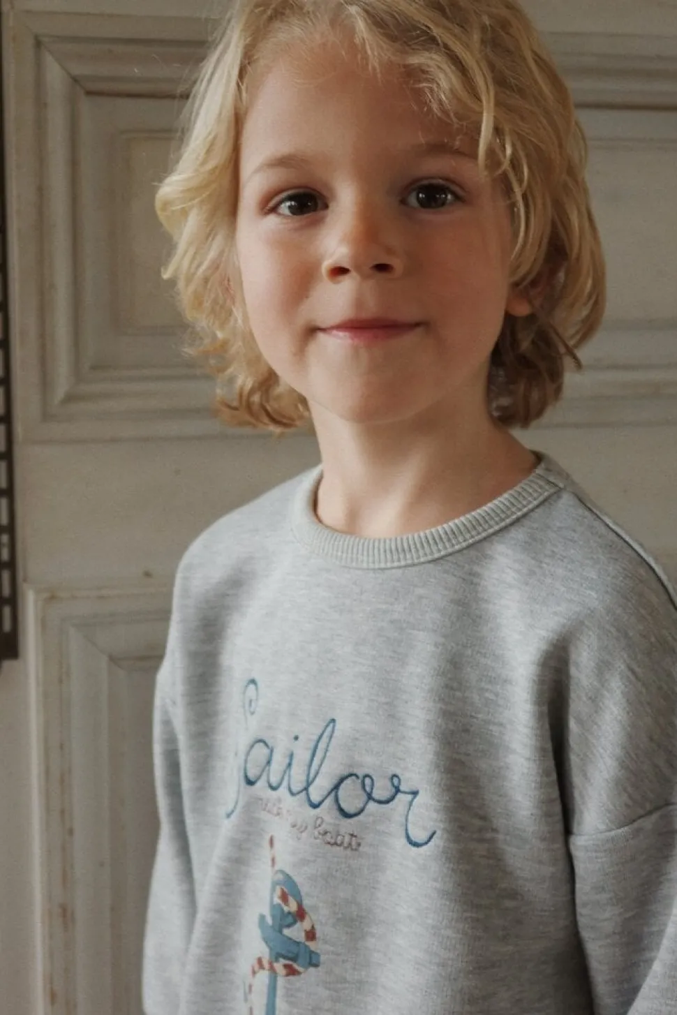 Konges Sløjd | Lou Sweat Shirt Ocs | Grey Melange