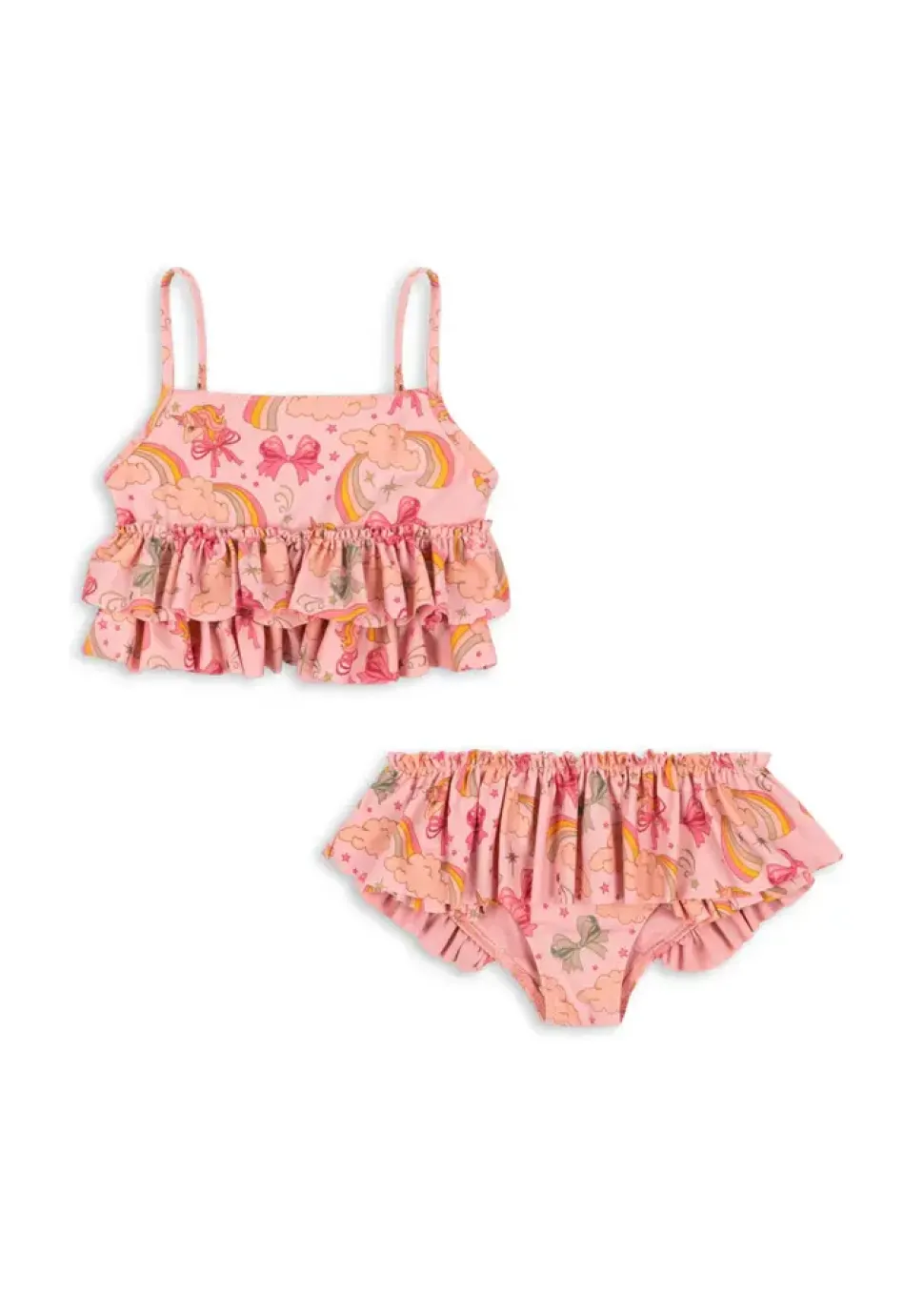 Konges Sløjd | Manuca Frill Bikini Grs | Rainbow Bow
