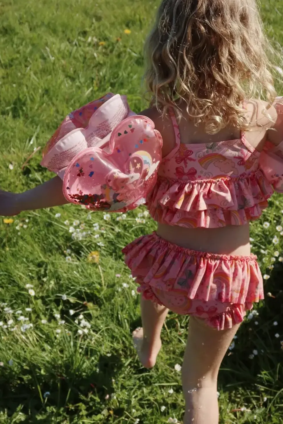 Konges Sløjd | Manuca Frill Bikini Grs | Rainbow Bow