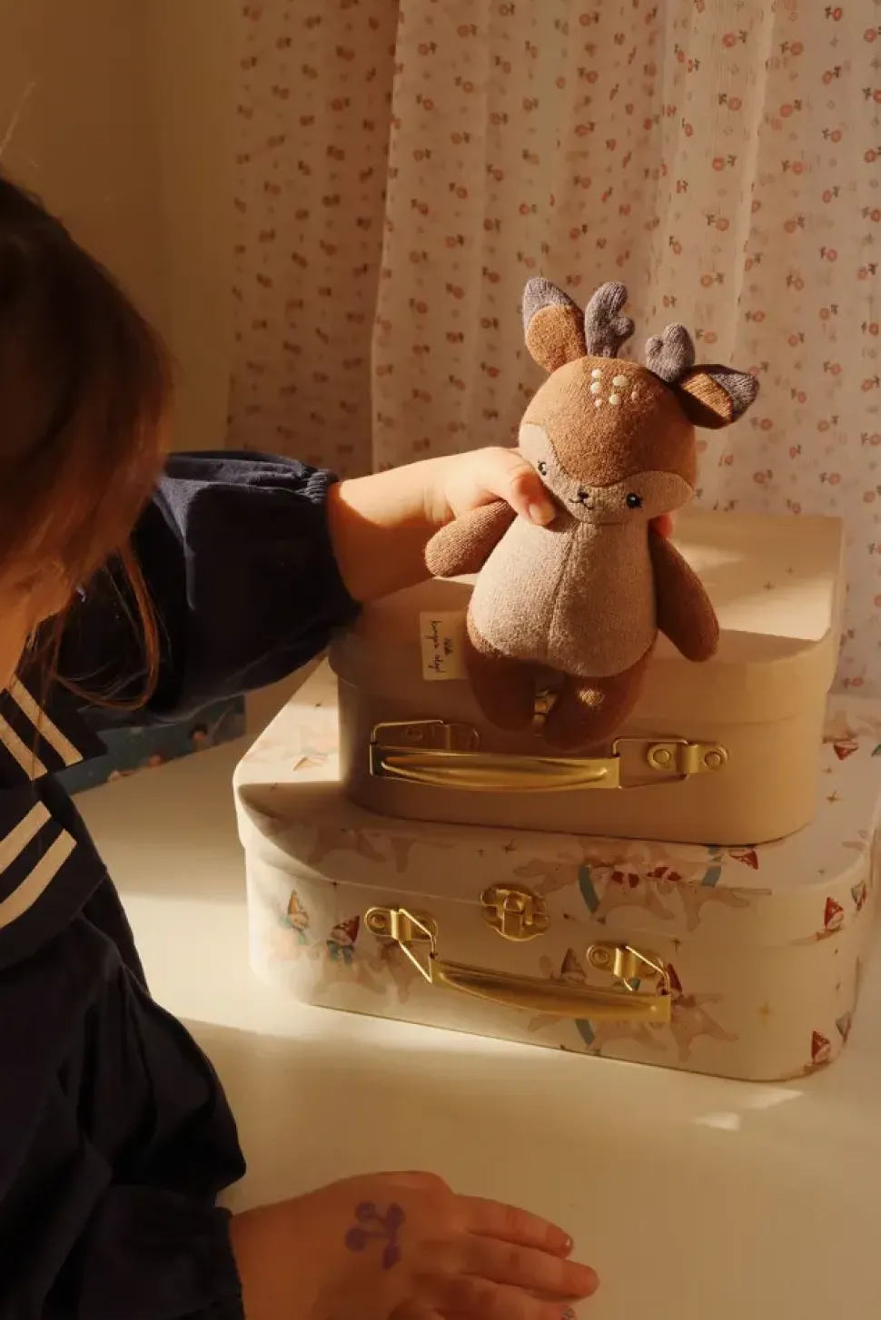 Konges Sløjd | Mini Toys Deer | Brown