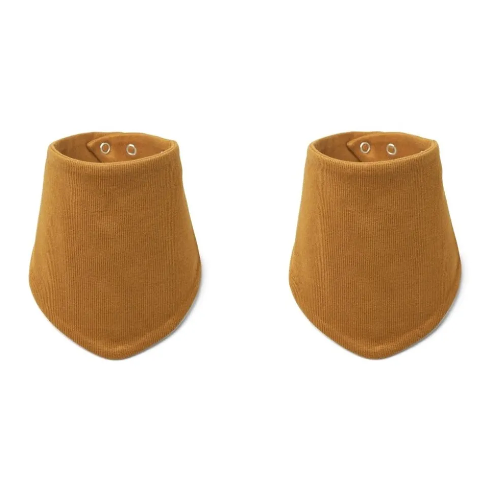 Liewood | Anette bib 2-pack | Golden caramel