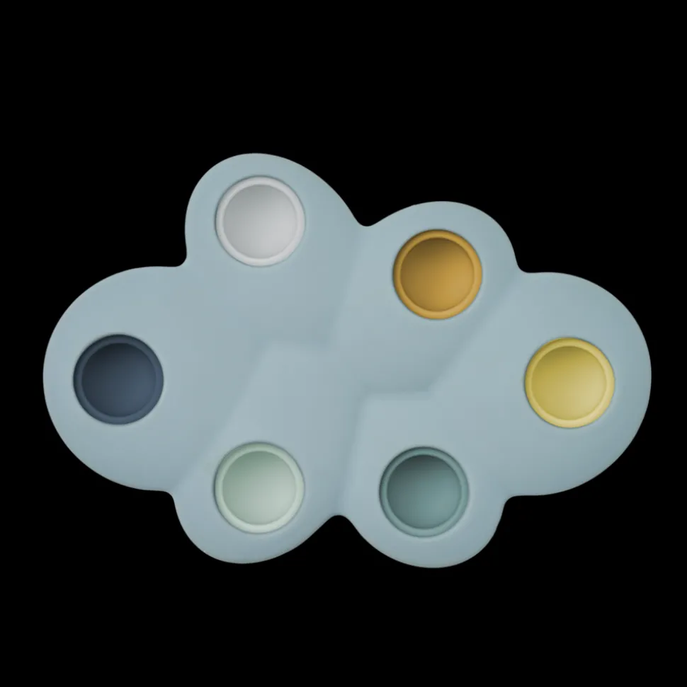 Liewood | Anne cloud pop toy | Cloud / Whale blue mix
