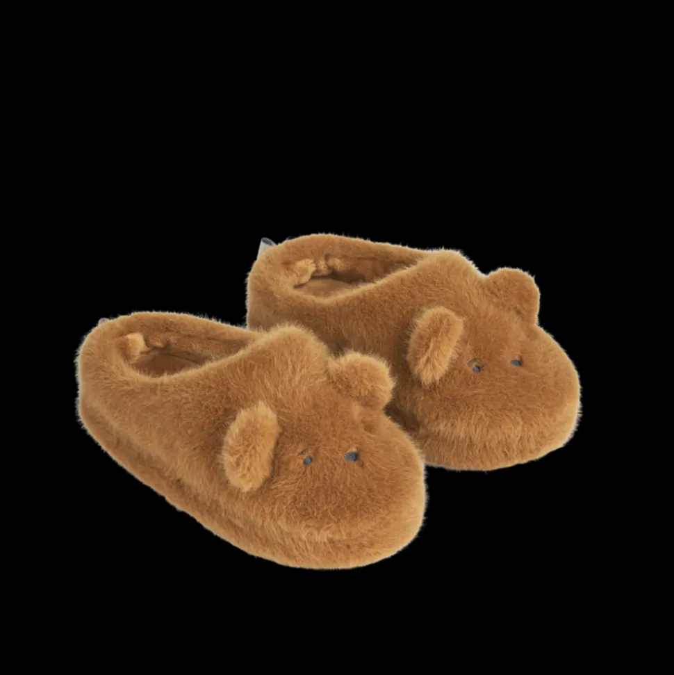 Liewood | Aviaja Bear Slippers | Golden caramel