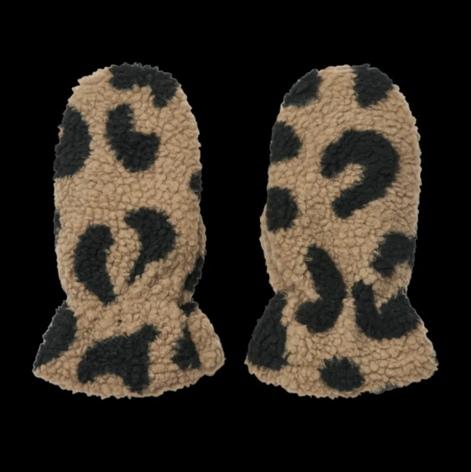 Liewood | Grethe Pile Gloves | Mega leo / Oat mix