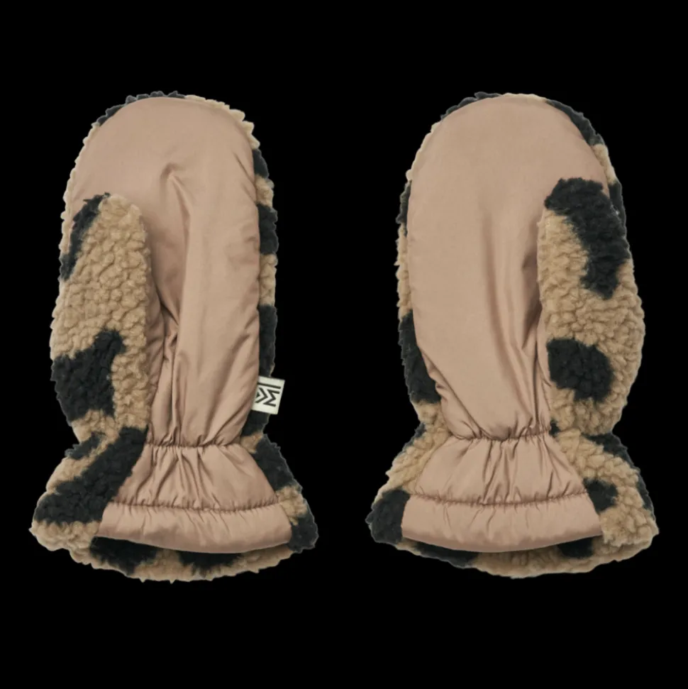 Liewood | Grethe Pile Gloves | Mega leo / Oat mix