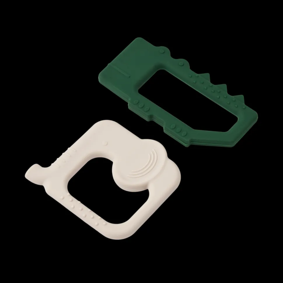 Liewood | Jonathan All Together Teether 2-Pack | Garden green / Sandy