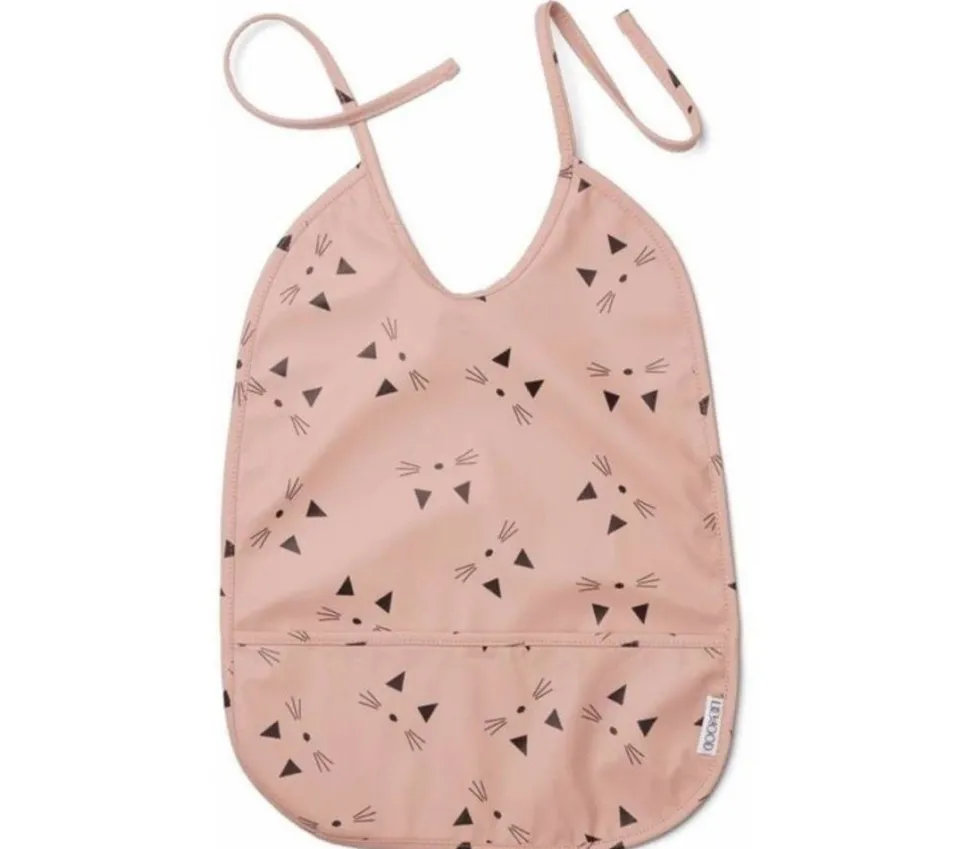 Liewood : Lai bib Cat rose