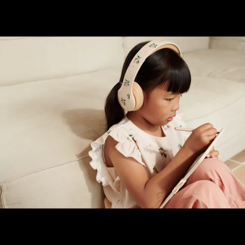 Liewood | Quinn Wireless Headphones | Peach / Sea shell
