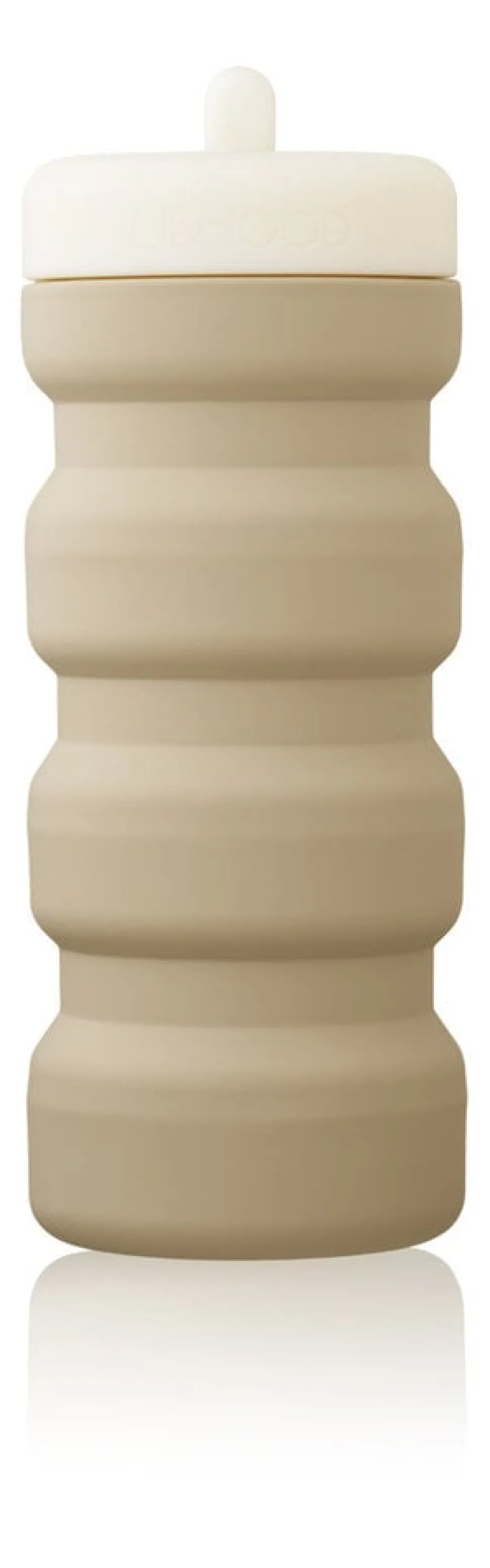 Liewood | Wilson foldable bottle | 3077 Sandy / oat mix