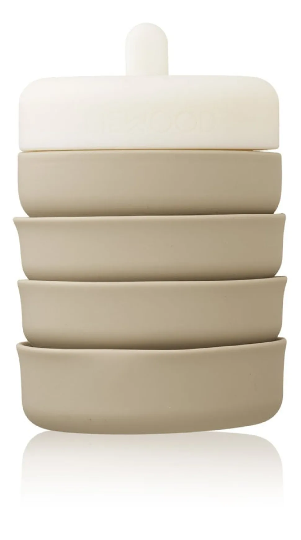 Liewood | Wilson foldable bottle | 3077 Sandy / oat mix