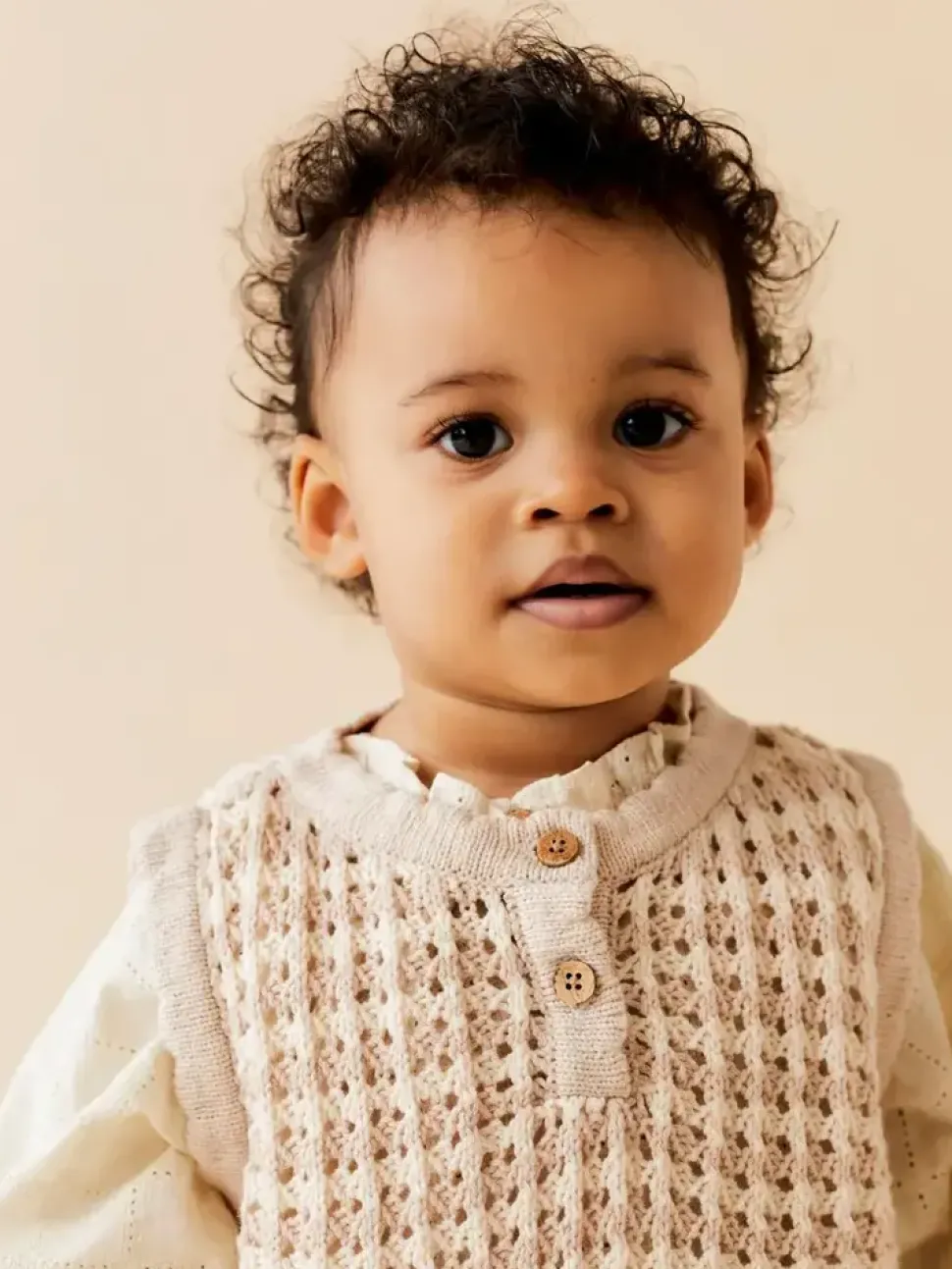 Lil'Atelier | NBFBOA KNIT VEST LIL | Turtledove GRAY MORN