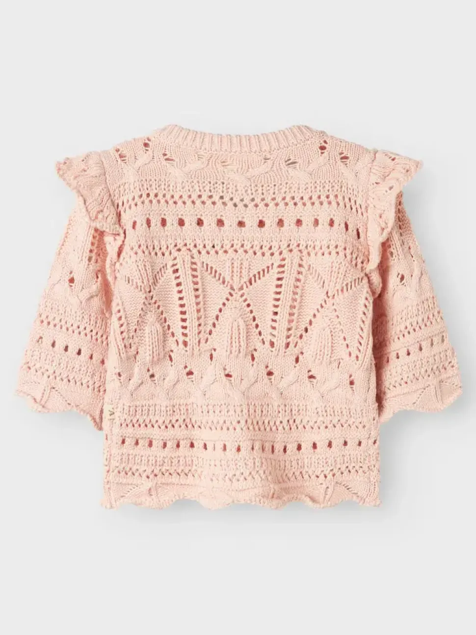 Lil'Atelier | NBFDAMIA LS KNIT CARD LIL | Peach Whip