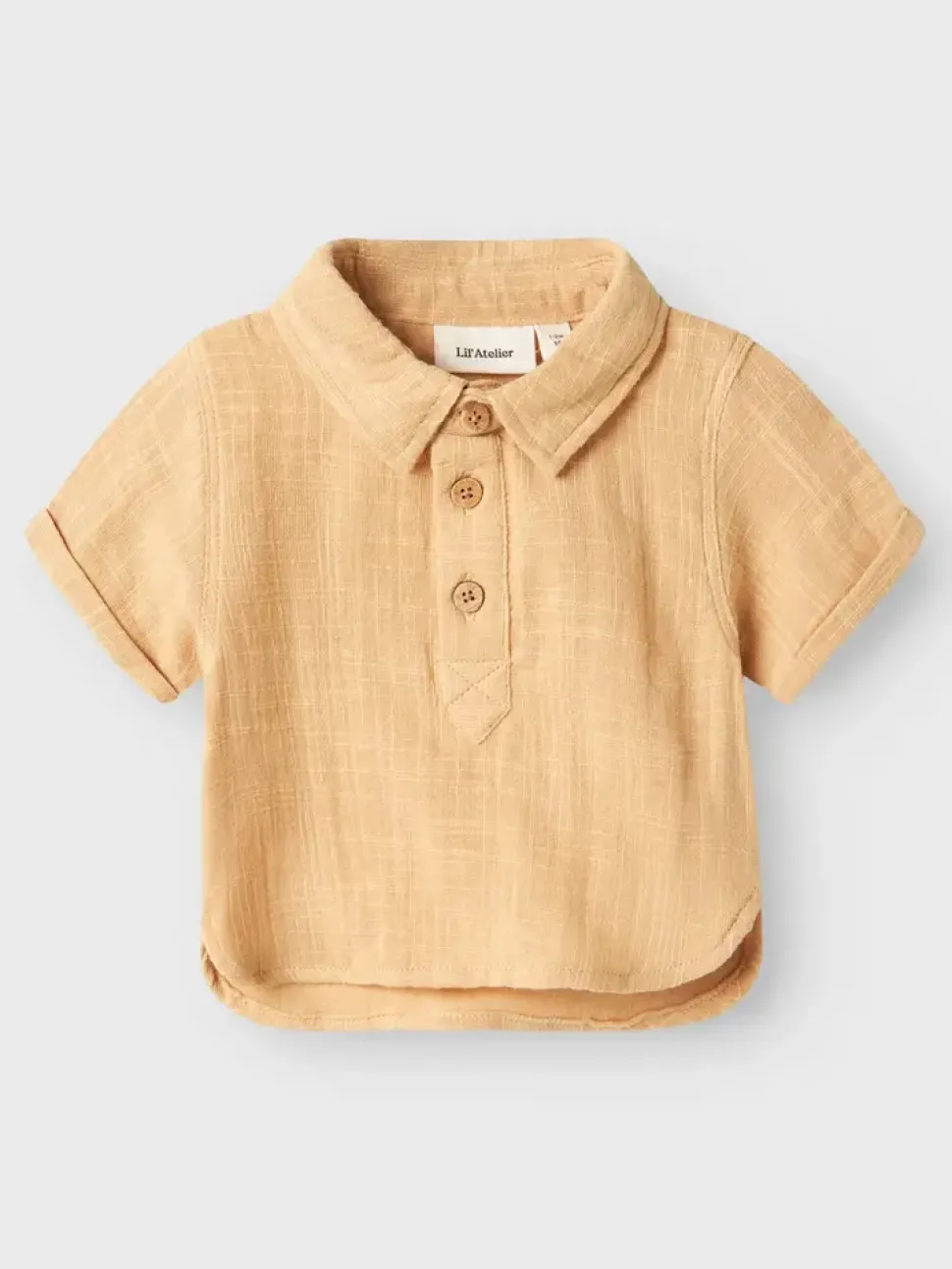 Lil'Atelier | NBMDAWSON SS LOOSE SHIRT LIL | Taos Taupe