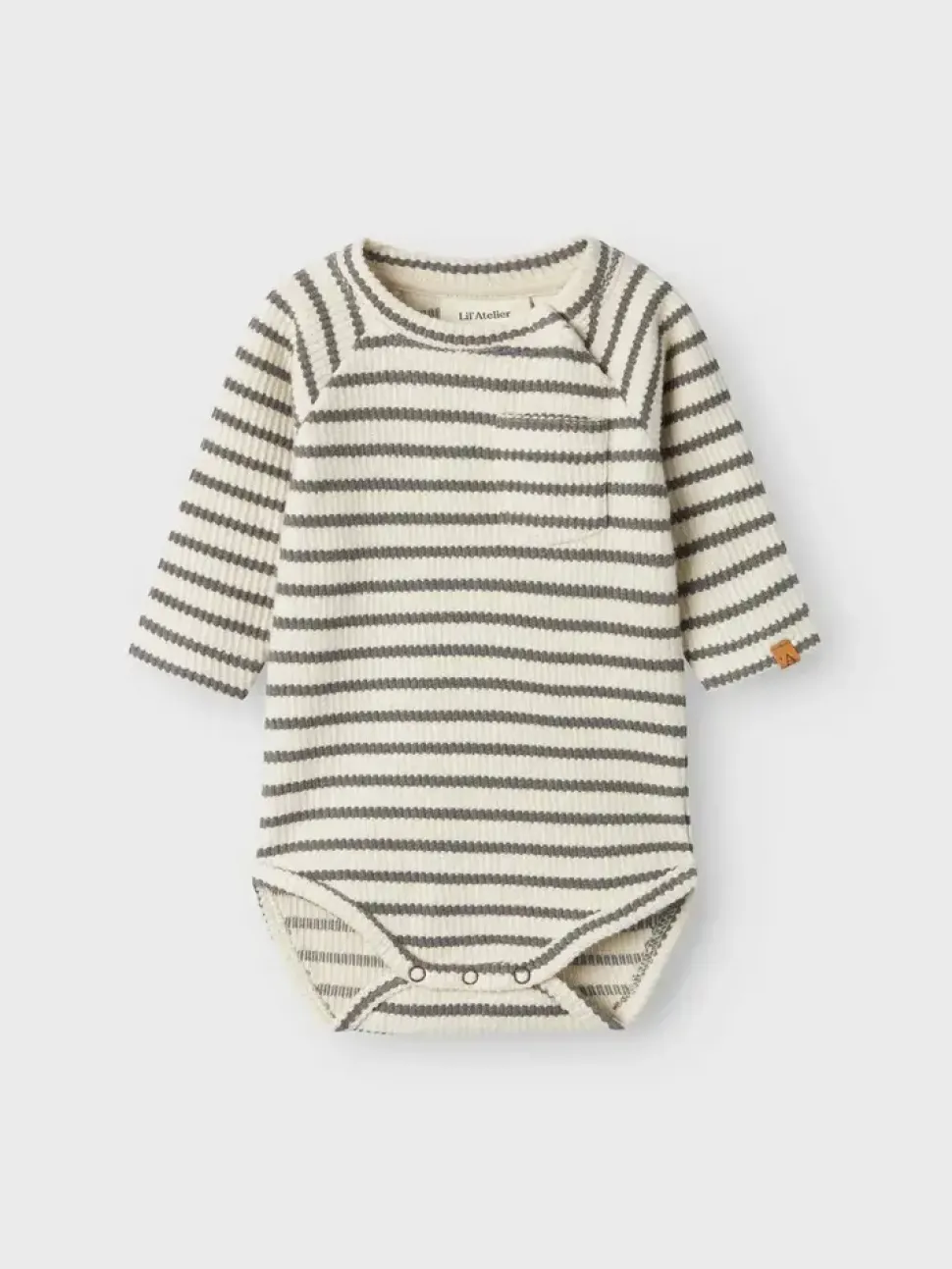 Lil'Atelier | NBMTADEO LS BODY LIL | Turtledove PEWTER