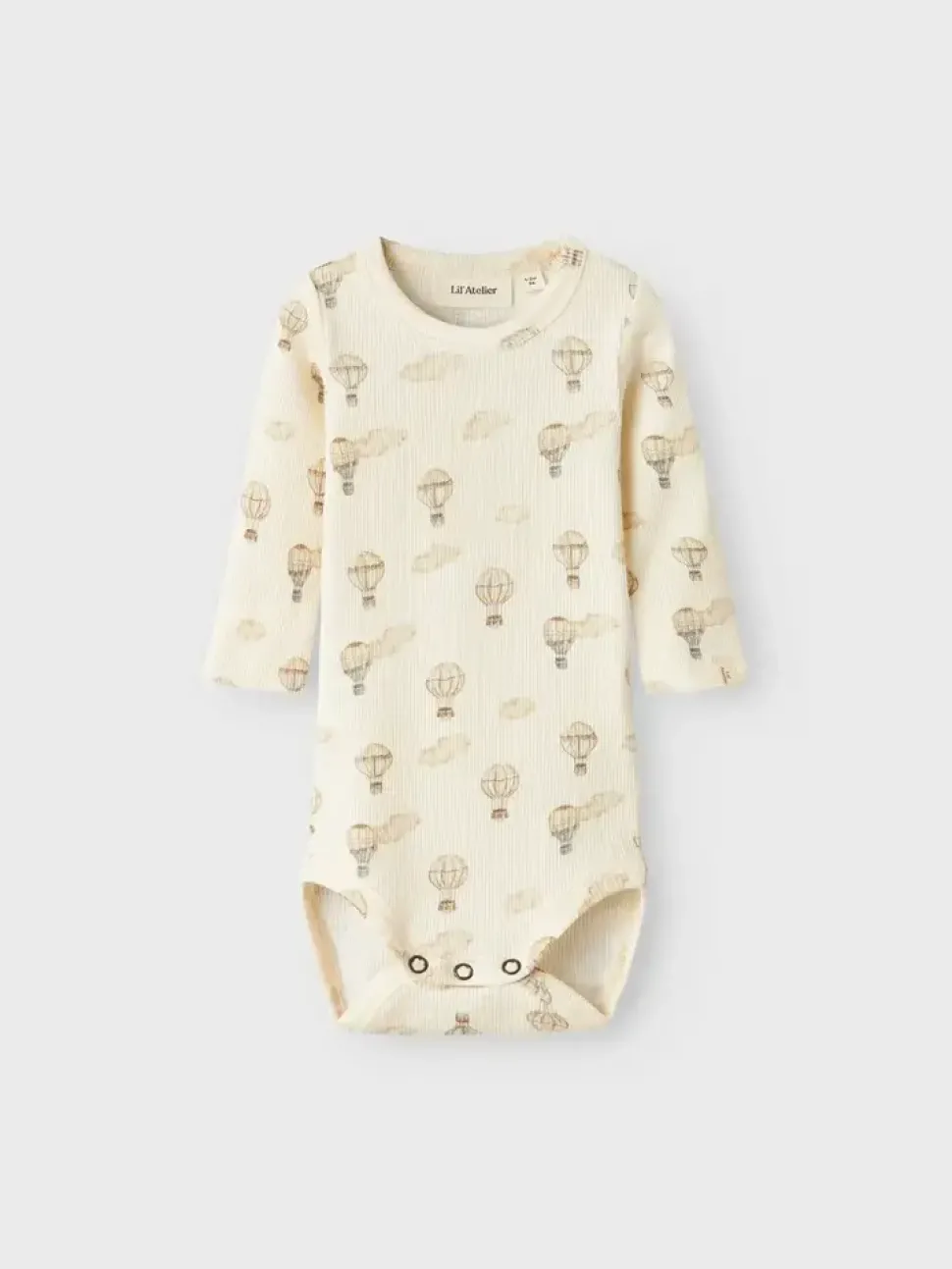 Lil'Atelier | NBNGAVO EMO LS SLIM BODY LIL NOOS | Turtledove AIR BALLOON