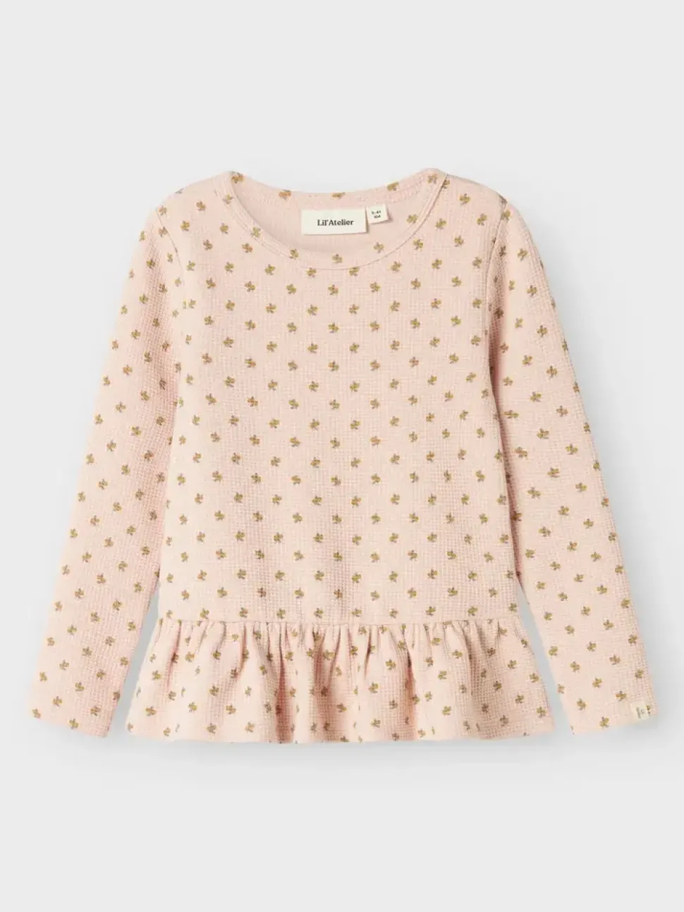 Lil'Atelier | NMFDESMA LS SLIM TOP LIL | Peach Whip