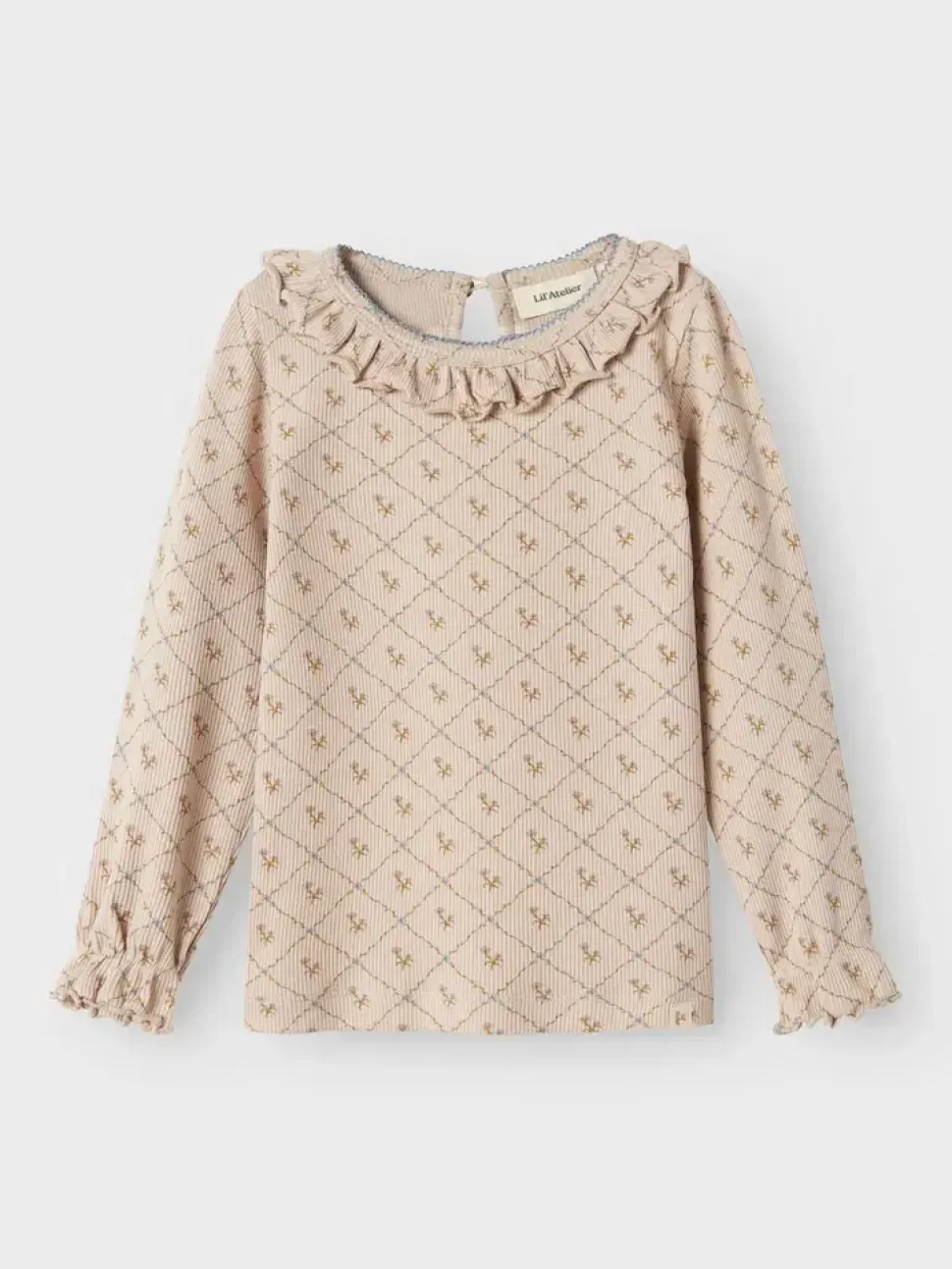 Lil'Atelier | NMFGAGO KUG LS SLIM TOP LIL | Gray Morn