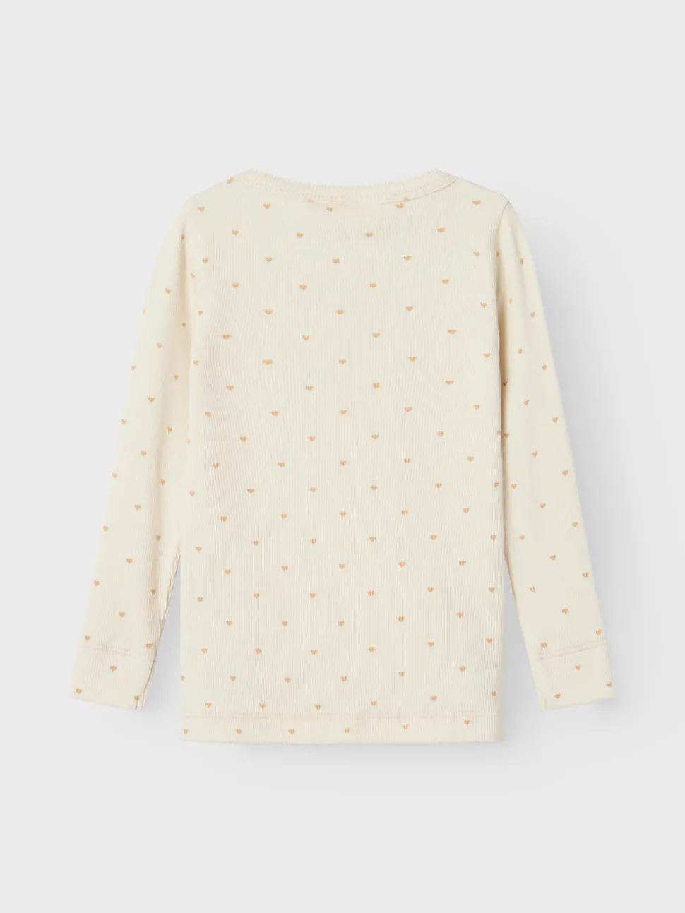Lil'Atelier | NMFGAGO LS SLIM TOP LIL NOOS | Turtledove HEART