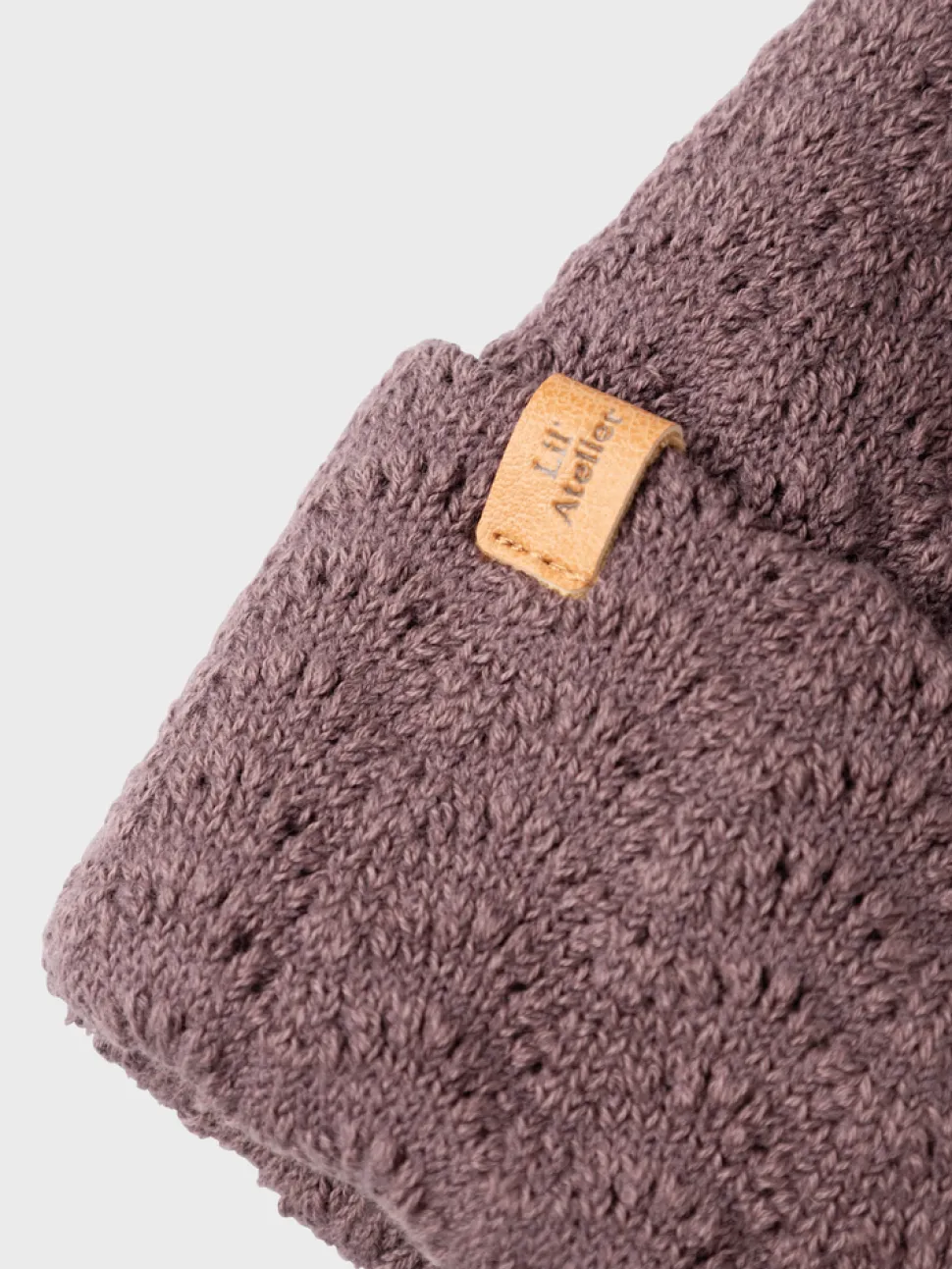 lilatelier__nmfnalu_knit__3.webp Lil'Atelier | NMFNALU KNIT HAT LIL | Peppercorn