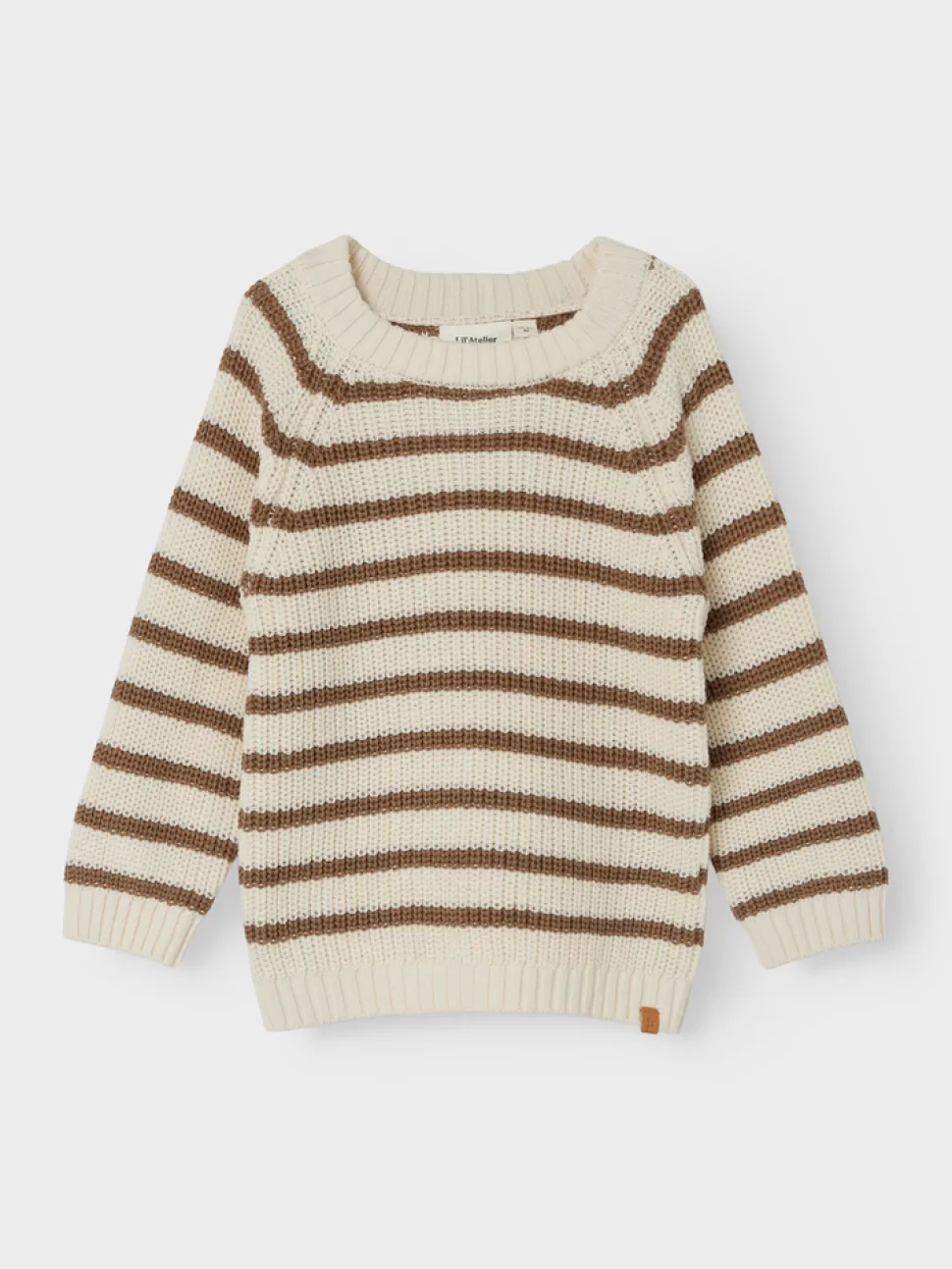 Lil'Atelier | NMMEMLEN LS KNIT STRIPE LIL | Birch