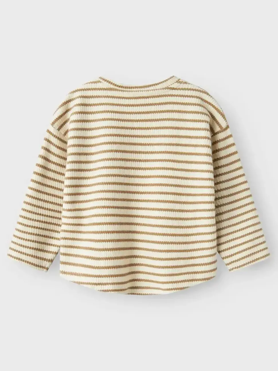 Lil'Atelier | NMMTADEO LS RLX TOP LIL | Turtledove PETRIFIED OAK