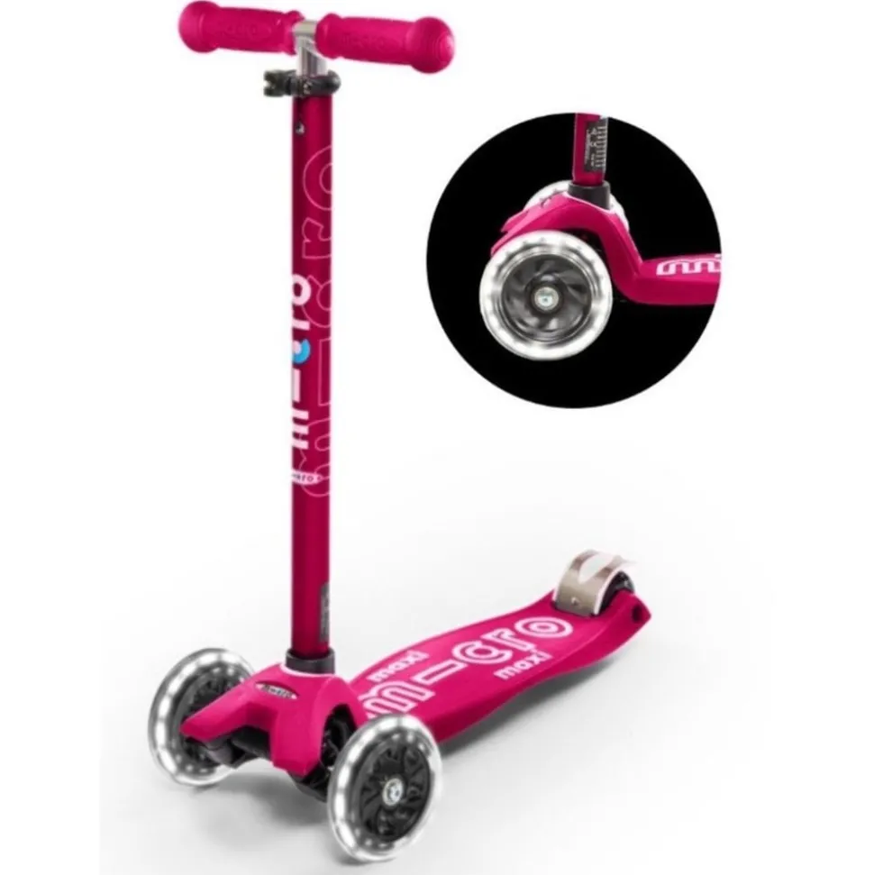 Micro Step - Maxi Deluxe roze LED