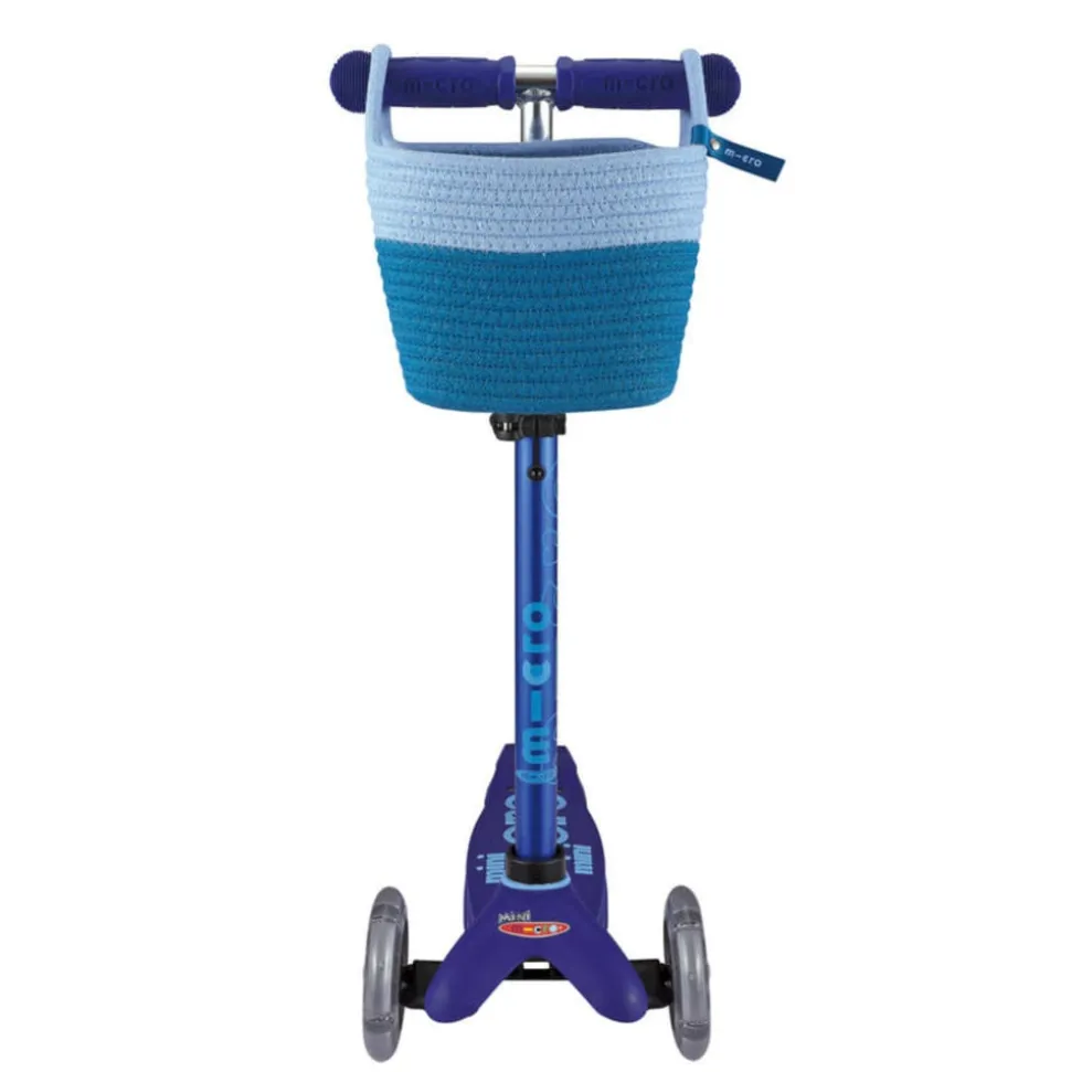 Micro step: Micro stepmandje katoen blauw