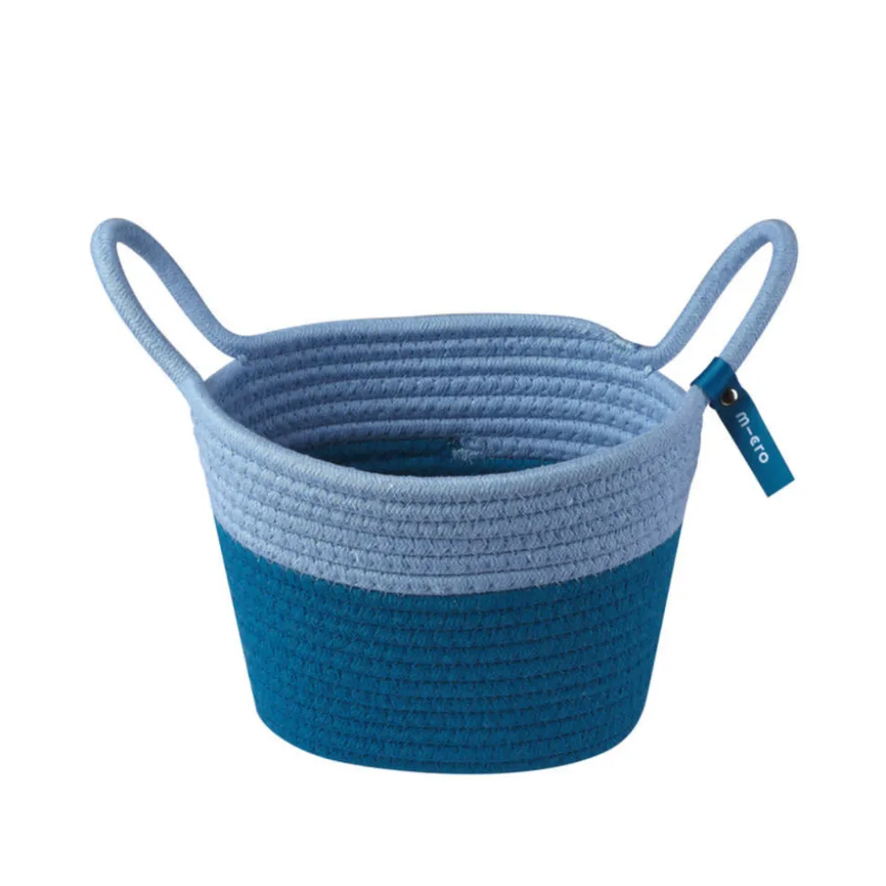 Micro step: Micro stepmandje katoen blauw
