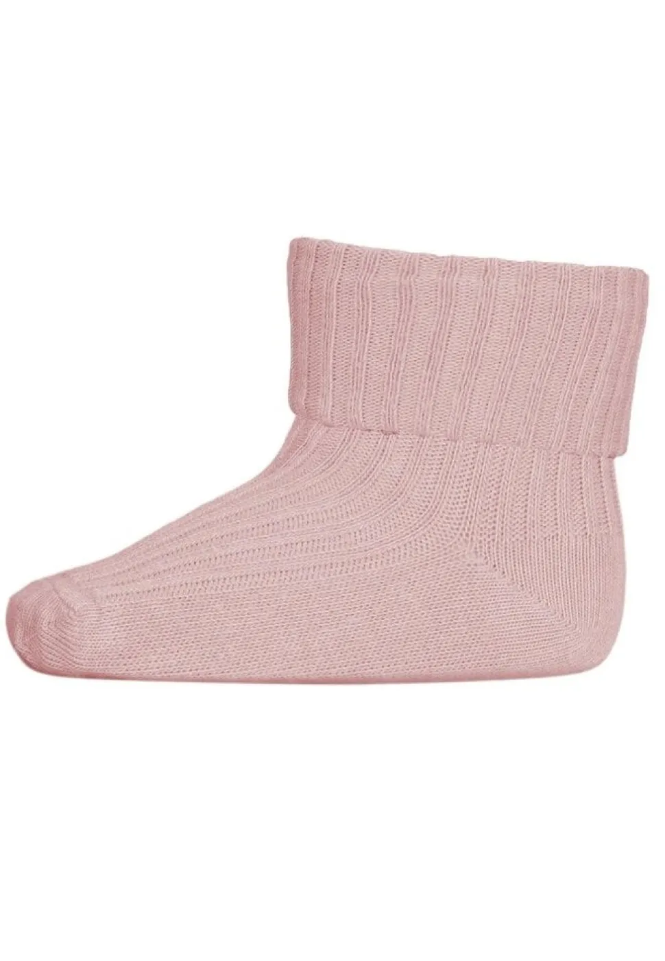 MP Denmark | Cotton rib baby socks | Silver Pink