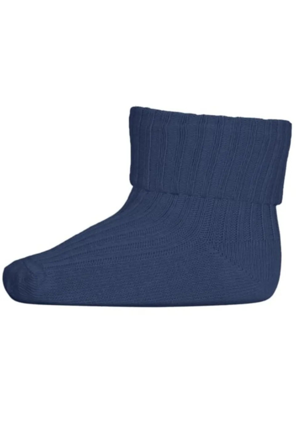 MP Denmark | Cotton rib baby socks | True Blue