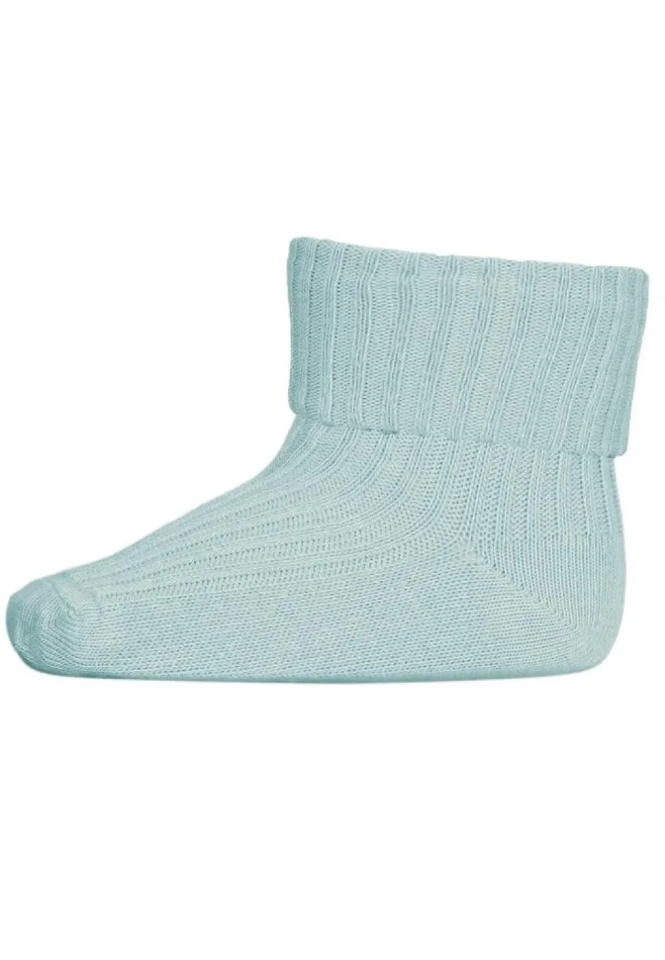 MP Denmark | Cotton rib baby socks | Aquamarine
