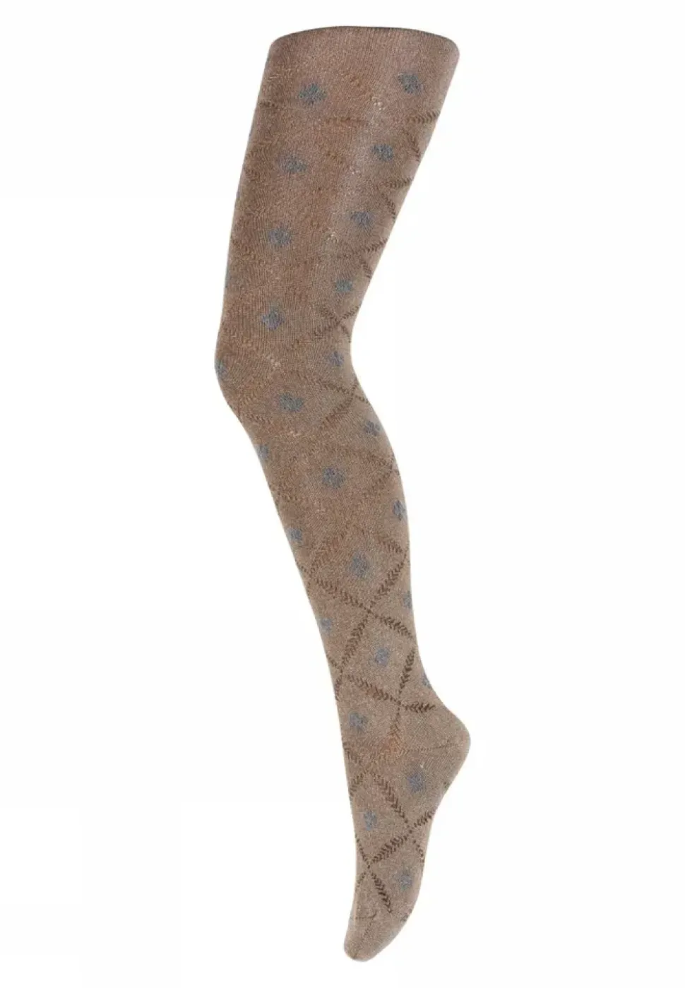 MP Denmark | Freja glitter tights | Coca Mocha