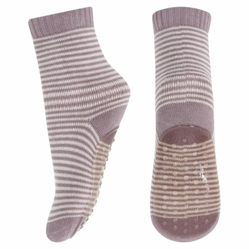 MP Denmark | Vilde socks with anti-slip | Elderberry