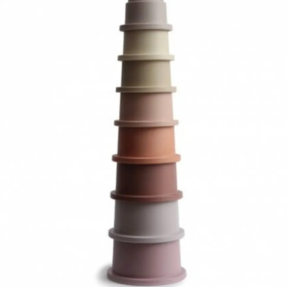 Mushie - Stapeltoren Cups Pastel