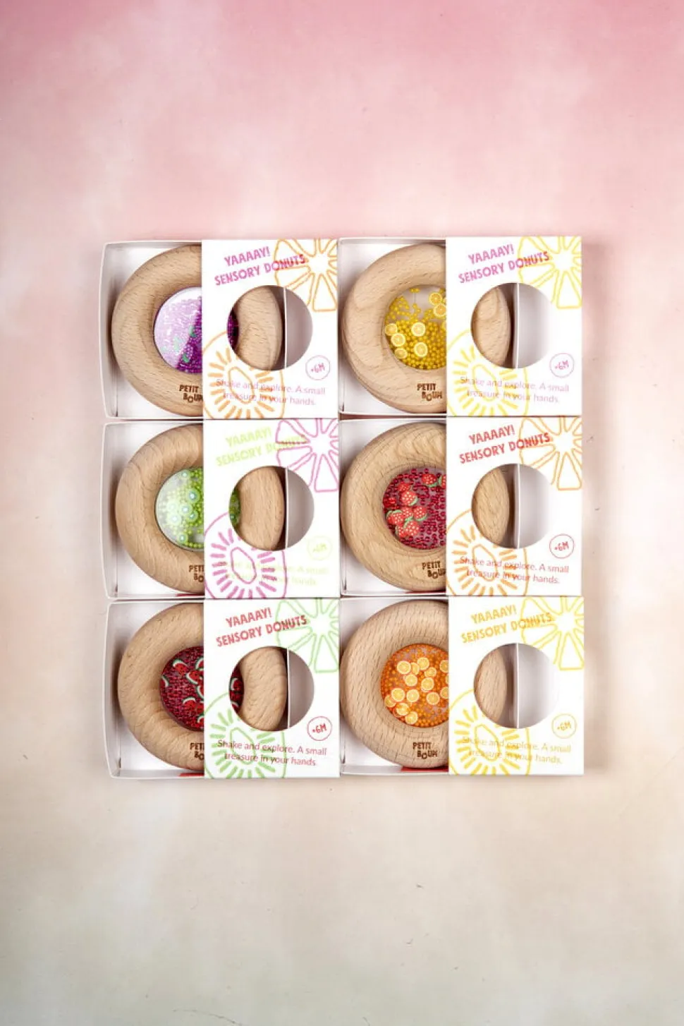 Petit Boum | Sensorische Donut | Kiwi