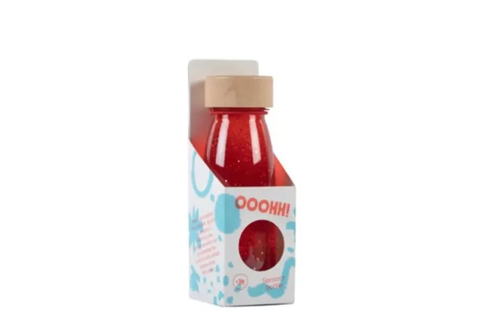 Petit Boum | Sensorische Fles | Float Bottle Red