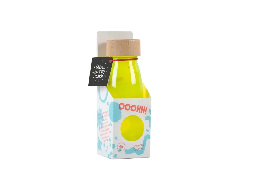 Petit Boum | Sensorische Fles | Float Yellow Fluor